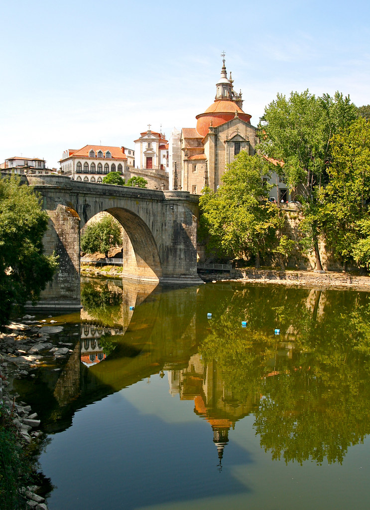 Ponte de São Gonçalo sobre o rio Tâmega, em Amarante